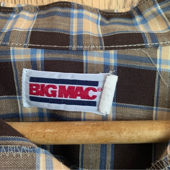 Vintage Big Mac Brown Flannel - Picture 3 of 4